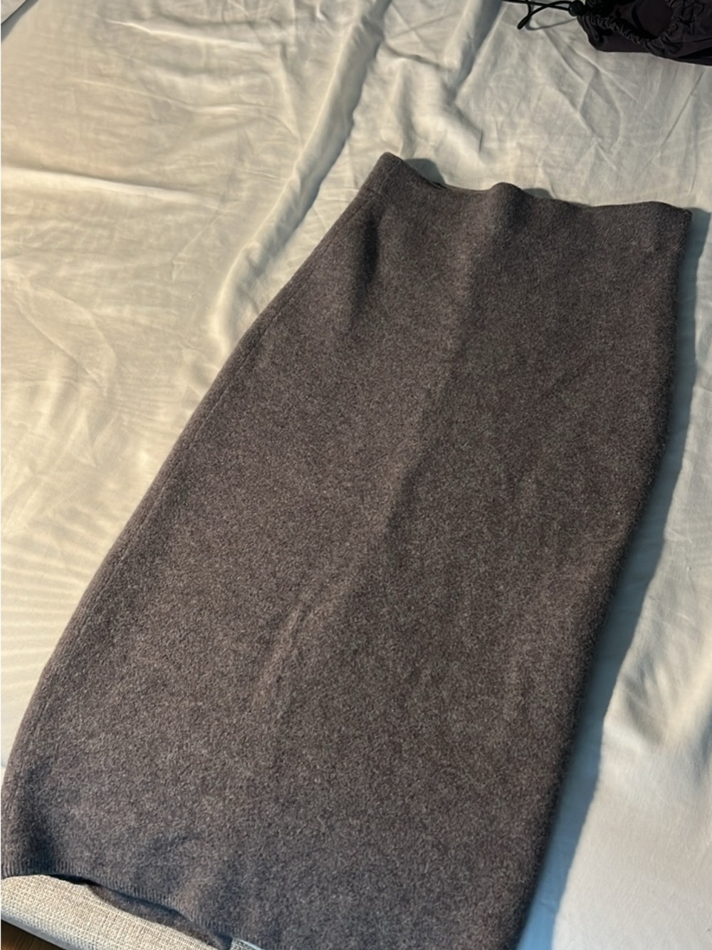 Babaton Charcoal Knit Pencil Skirt